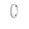 Clearance Orecchino a cerchio 1,6cm con zirconi Orecchini
