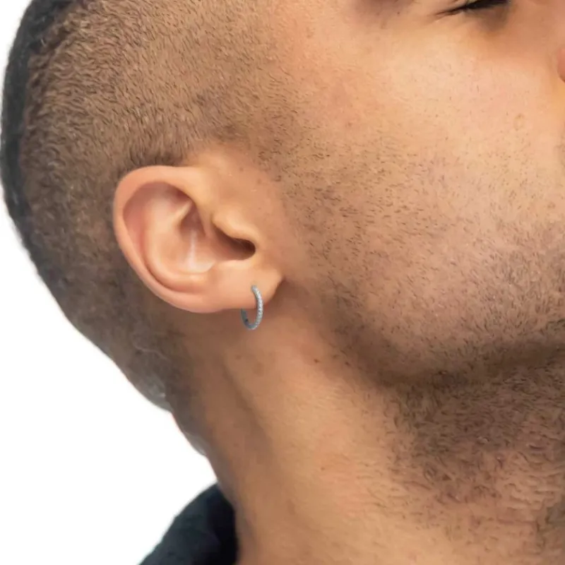 Discount Orecchino a cerchio 2cm con zirconi Orecchini