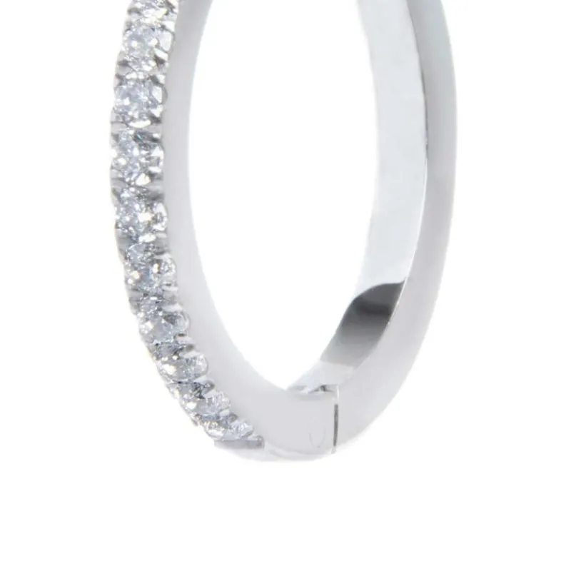 Discount Orecchino a cerchio 2cm con zirconi Orecchini
