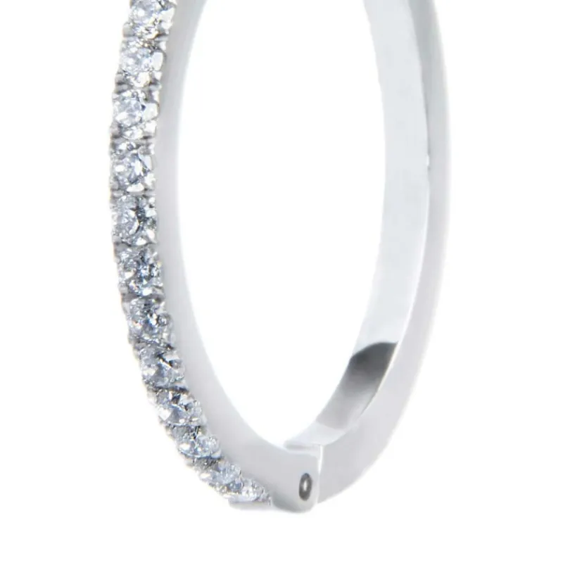 New Orecchino a cerchio 2,4cm con zirconi Orecchini
