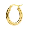 Fashion Orecchino a cerchio 22mm Orecchini
