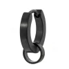 Hot Orecchino a cerchio 14mm con anello per charm Orecchini