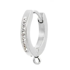 Best Orecchino a cerchio 14mm con anello per charm Orecchini
