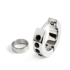 Best Orecchino a cerchio 14mm con anello per charm Orecchini