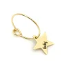 New Orecchino a cerchio stella lucky Orecchini