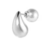 Online Orecchino a lobo goccia 1,8 cm con chiusura perla Orecchini