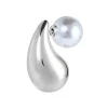 Clearance Orecchino a lobo goccia 2,6 cm con chiusura perla Orecchini