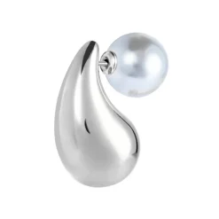 Clearance Orecchino a lobo goccia 2,6 cm con chiusura perla Orecchini