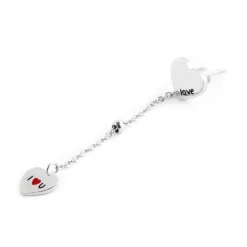 Clearance Orecchino cuore pendente cuore love Orecchini