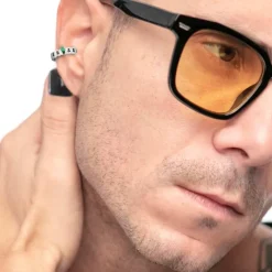 Fashion Orecchino ear cuff con zircone Orecchini