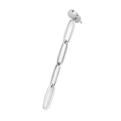 Outlet Orecchino pendente catena maglia larga Orecchini
