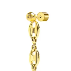 Outlet Orecchino pendente con catena marine Orecchini