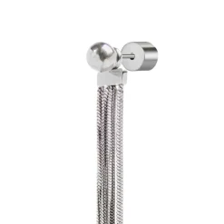 Outlet Orecchino pendente con catene snake quadrate Orecchini