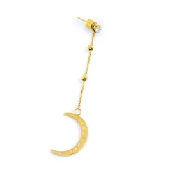 Hot Orecchino pendente luna madreperla Orecchini