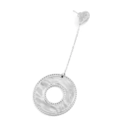 Outlet Orecchino pendente martellato Orecchini
