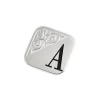 Clearance Piastrina quadrata con lettera changy Changy