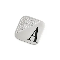 Clearance Piastrina quadrata con lettera changy Changy
