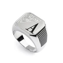 Clearance Piastrina quadrata con lettera changy Changy