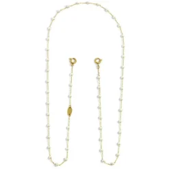 Sale Porta occhiali catena con perle Accessori