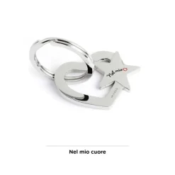 Fashion Portachiavi sorella cuore con stella Accessori