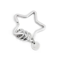 Online Portachiavi stella con anelli Accessori